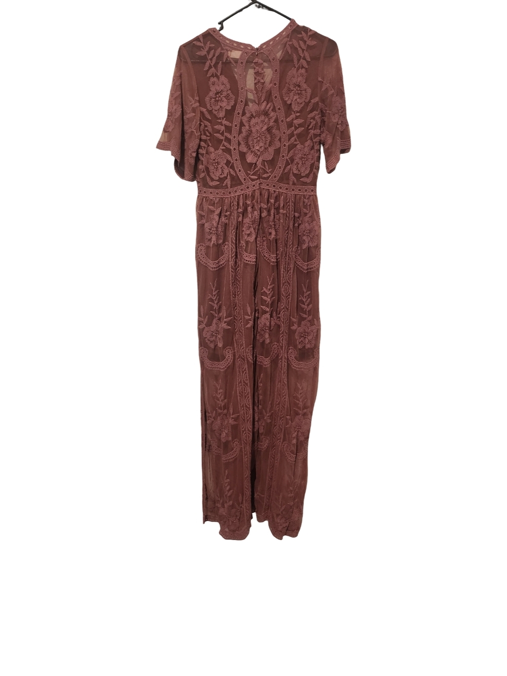Altar'd State Dusty Rose Embroidered Maxi Dress - Picture 2 of 8
